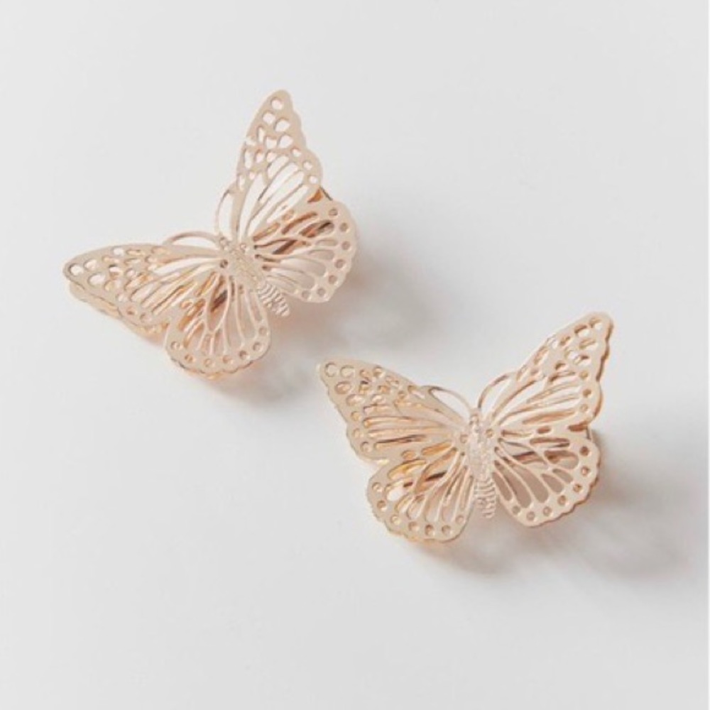 Last Set ⭐️Urban Outfitters Butterfly Alligator Clip Set - Picture 2 of 2